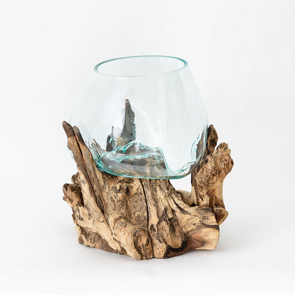 Teak Root Terrarium Vessel -25cm