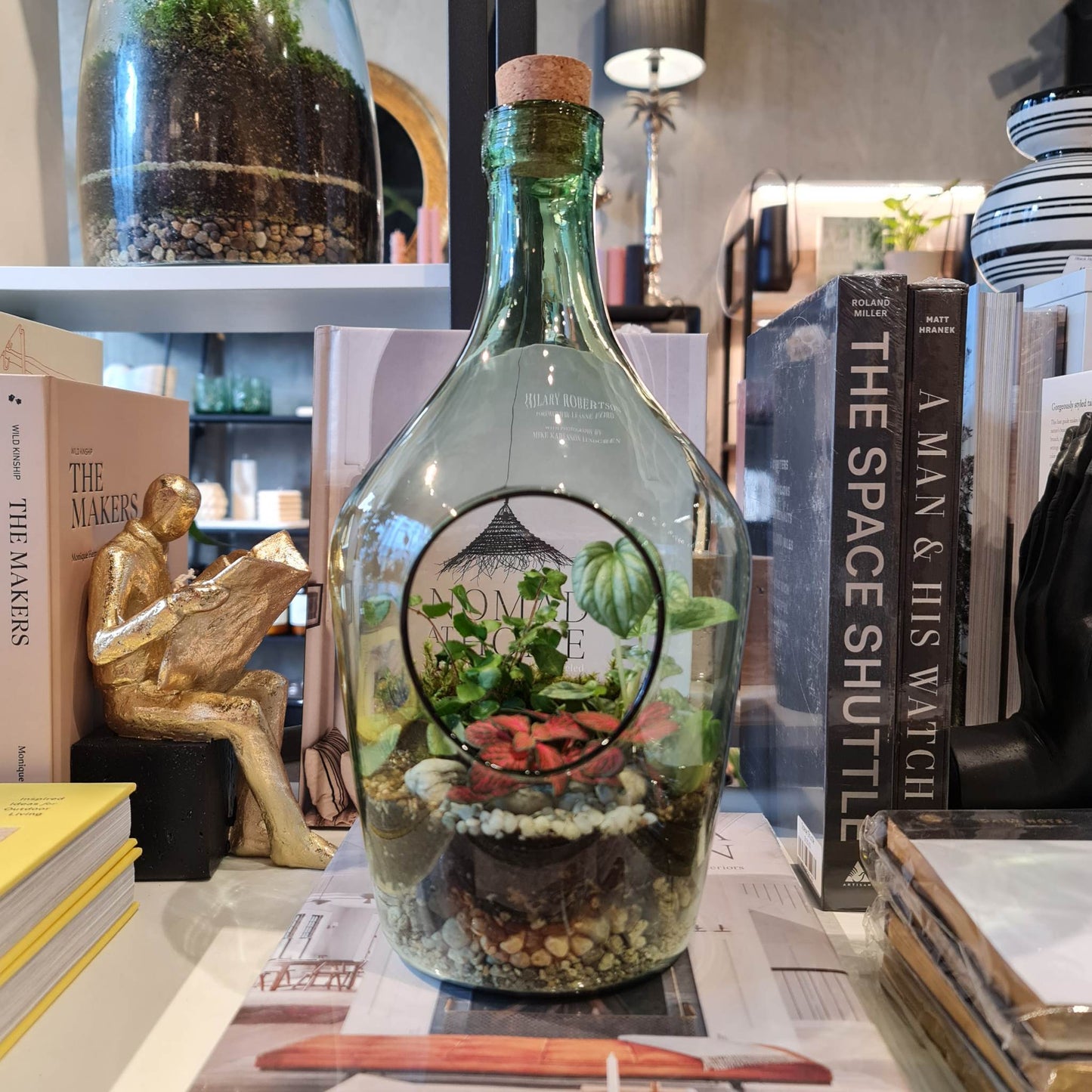 Green Bottle Terrarium 5L